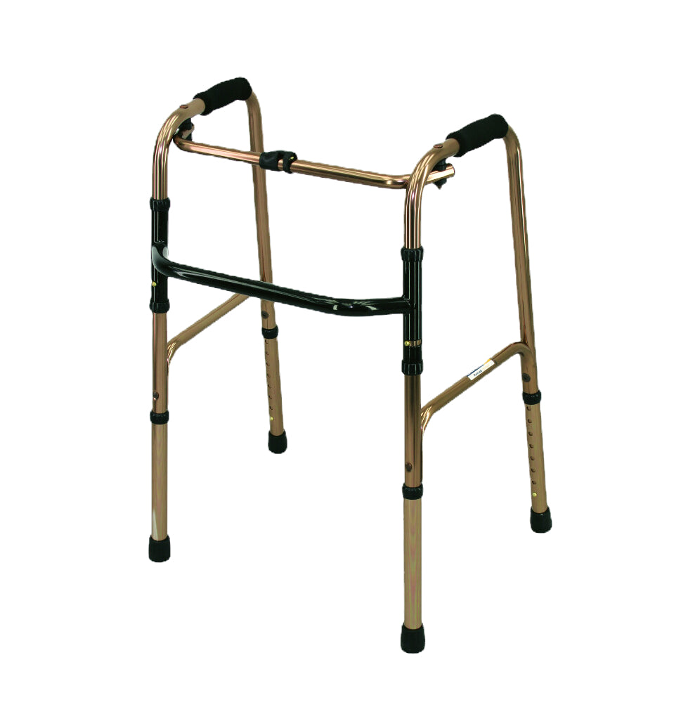 Deluxe Folding Walking Frame with 4 Feet 