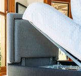Casero Duo bed with Mediflex mattress elevated head section