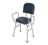A high-back Viking Support Stool with Arms