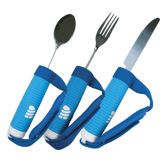 Easy grip knife fork and spoon