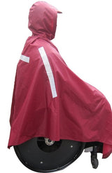 Wet Weather Poncho on wheelchair