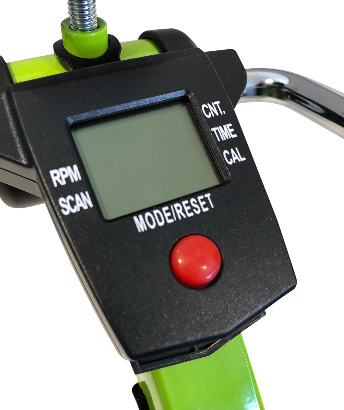 Folding Pedal Exerciser closeup Pedometer