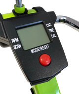 Folding Pedal Exerciser closeup Pedometer