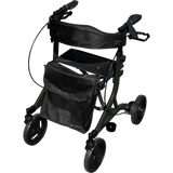 Goldfern X-FOLD Mini Rollator green quarter view