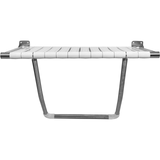 Wall Mounted Folding Shower Seat 800mm front view unfolded