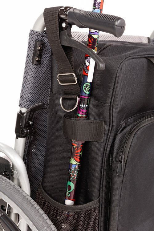 Wheelchair or Small Scooter Bag close up showing straps