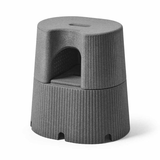byACRE Dorica multifunctional shower stool and step in Graphite Grey