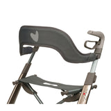 byACRE Overland padded backrest with reflective heart and attachment clips