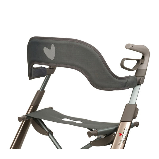 byACRE Overland padded backrest with reflective heart and attachment clips