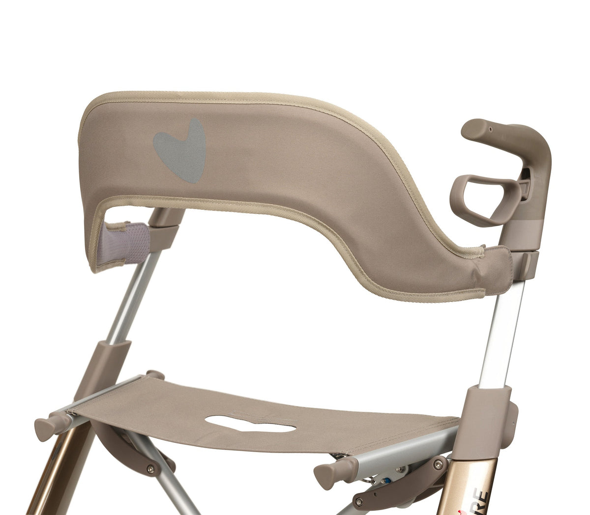 byACRE Carbon Ultralight padded backrest for Regular and Compact walkers