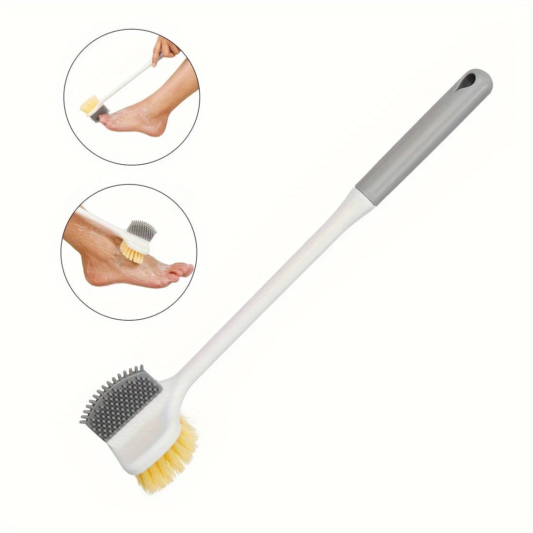Foot and Toe Cleaning Brush usage