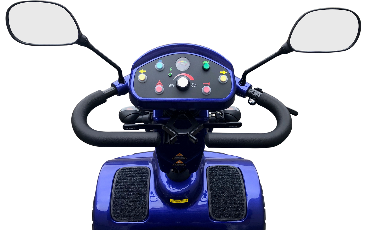Merits Cross Country Mobility Scooter blue instrument cluster