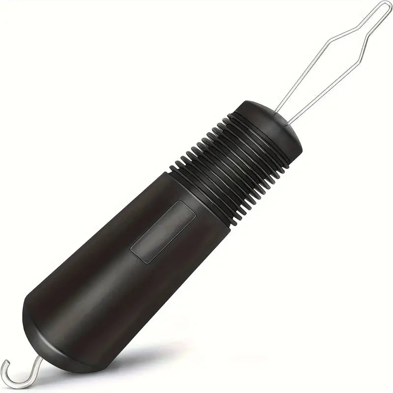 Easy-Grip Button Hook Aid With Non-Slip Handle