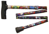 Folding T-Handle Cane kiwiana