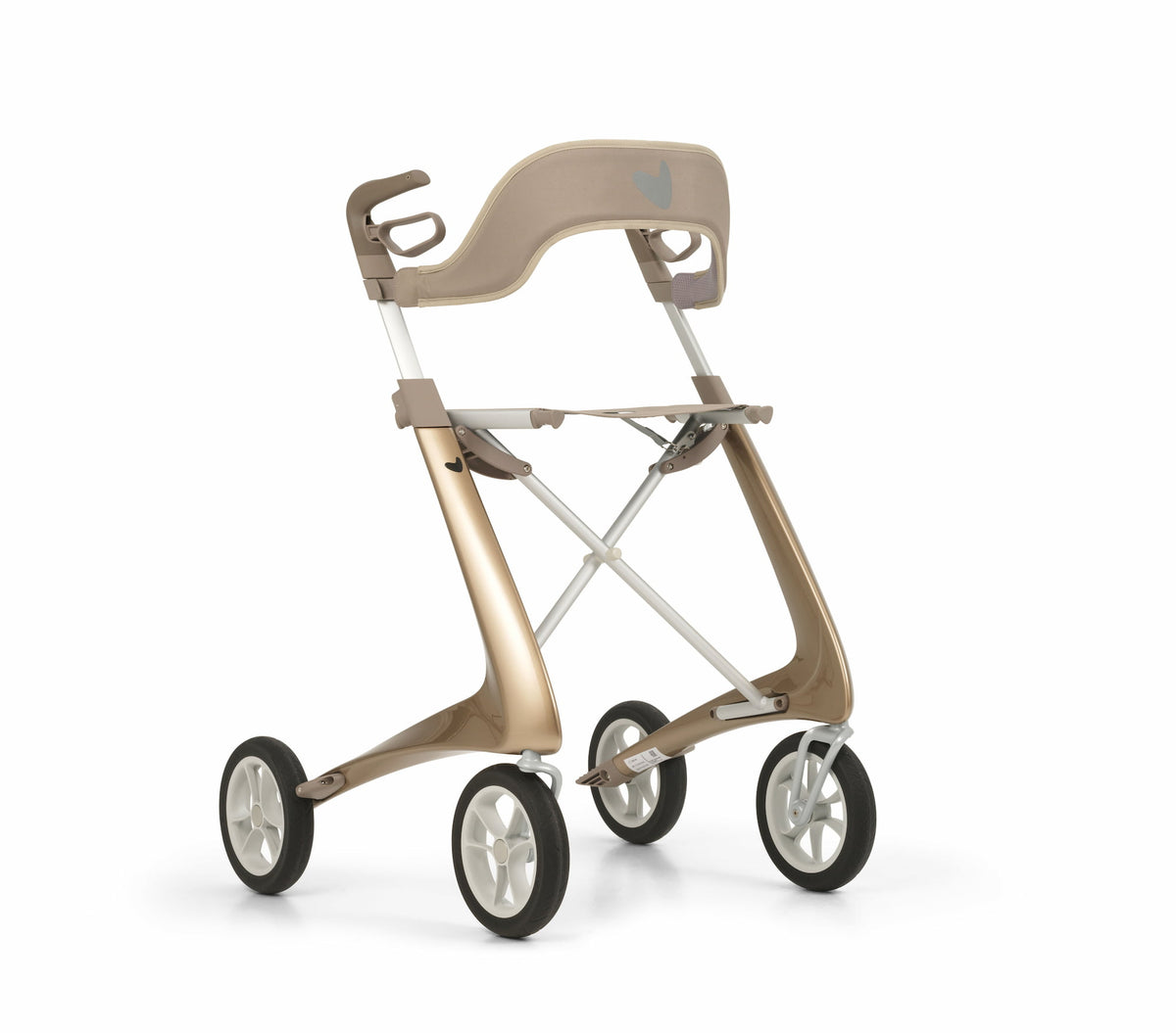 byACRE Carbon Ultralight padded backrest for the Wide Track walker