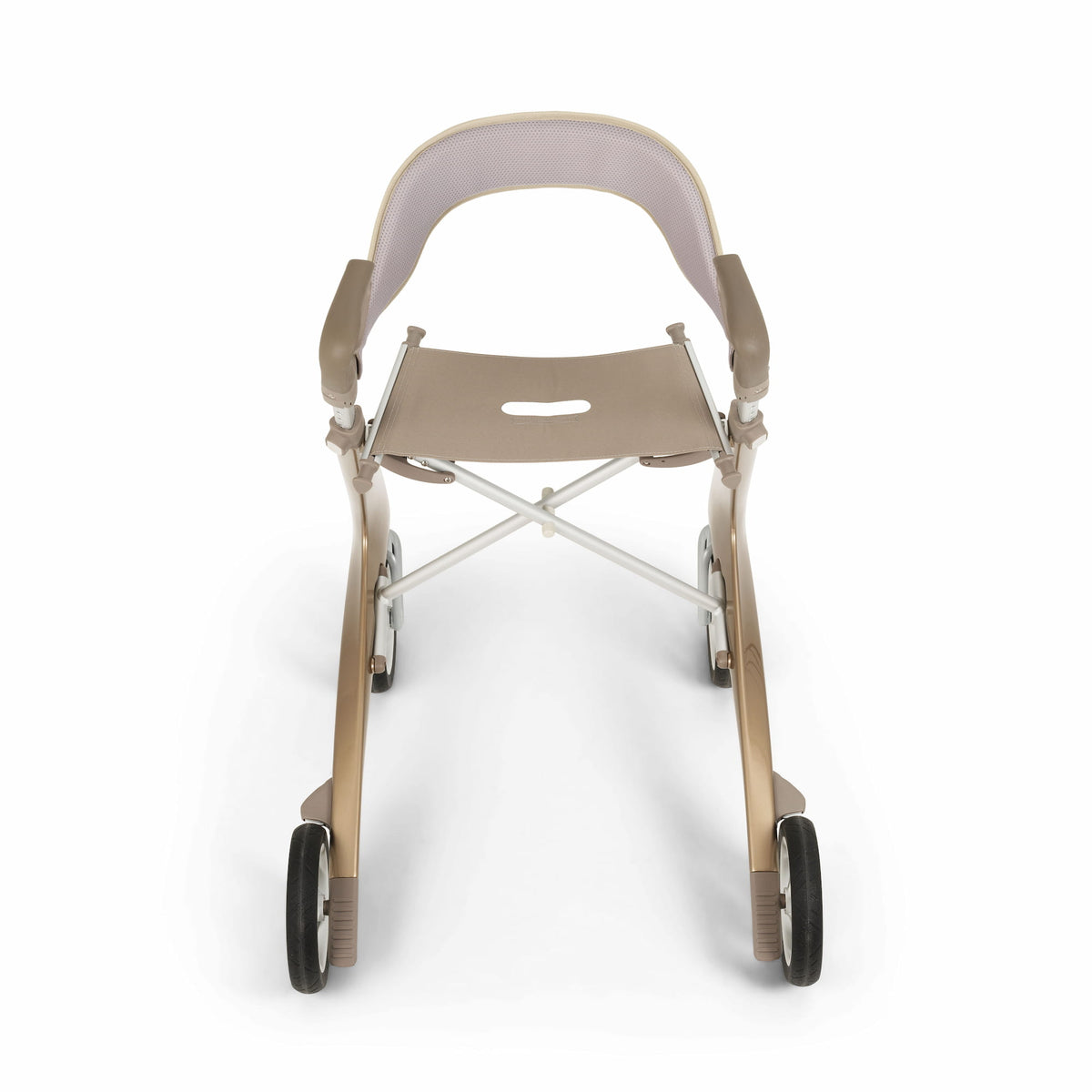 byACRE Carbon Ultralight padded backrest for the Wide Track walker back view