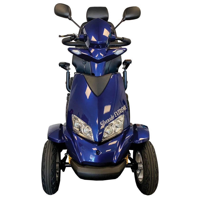 Merits Silverado Extreme Mobility Scooter blue front