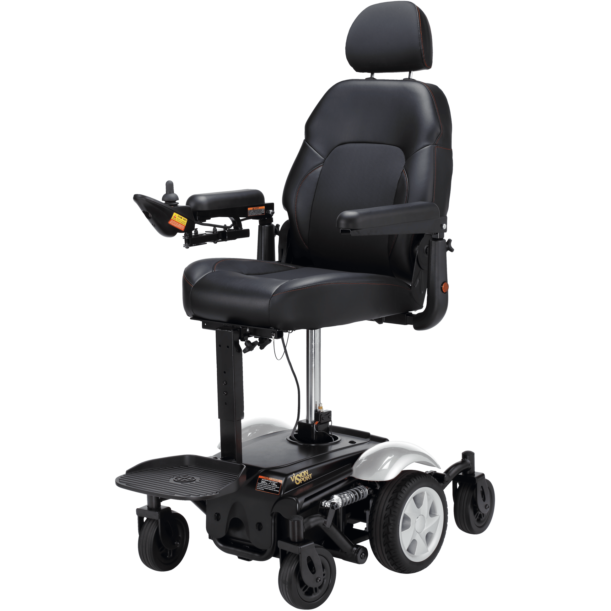 Merits Vision Sport Lift Power Chair in lift state