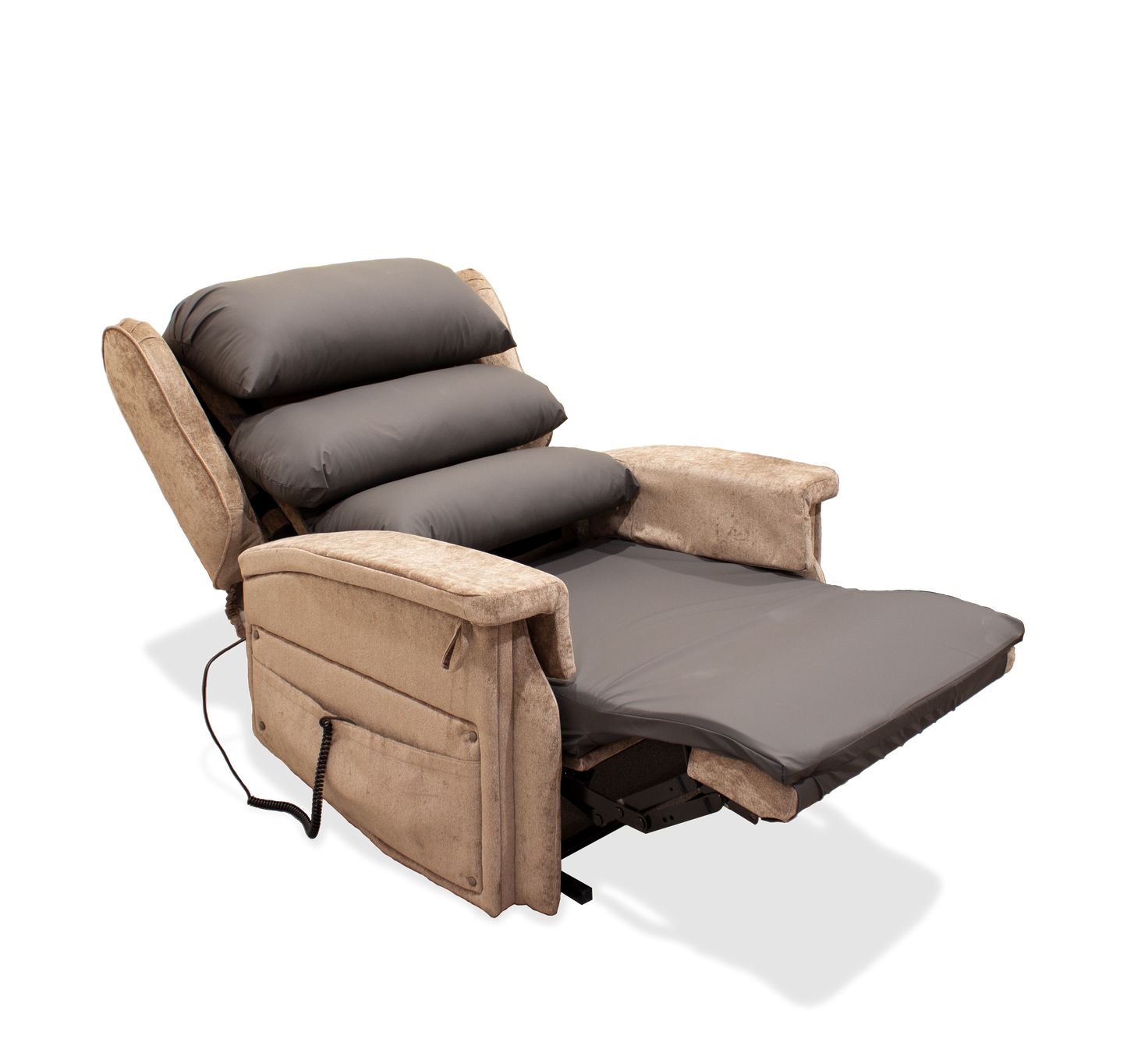 Configura bariatric rise and recline chair reclined position