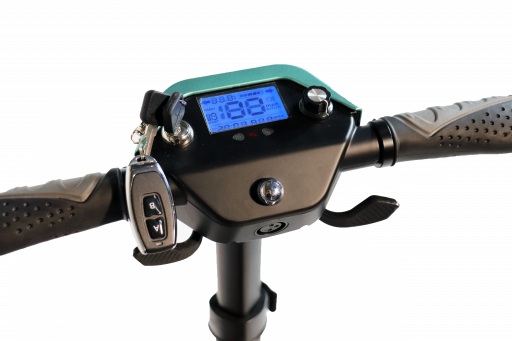 AMW Solax Maleta Travel Scooter with Electric Folding instrument cluster with remote and key