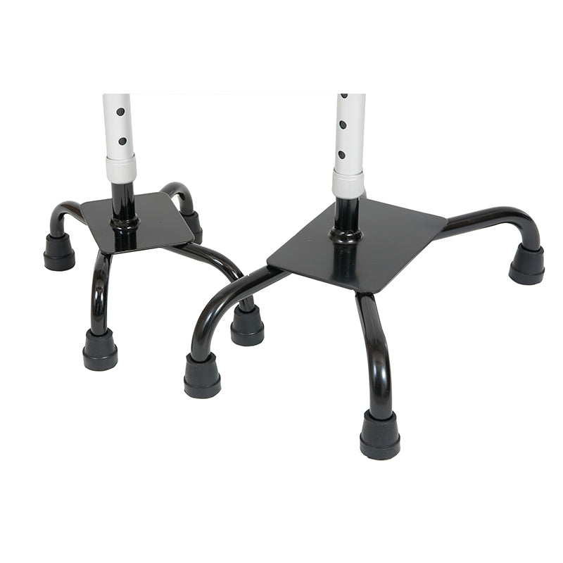 Quad Cane small and large base