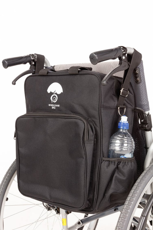 Wheelchair or Small Scooter Bag on wheelchair