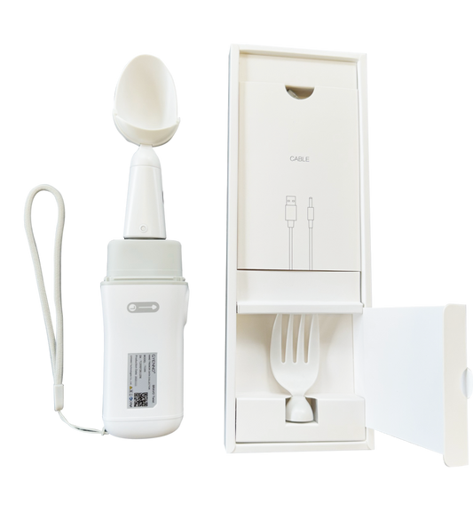 Gyenno Bravo Twist Spoon and fork in box