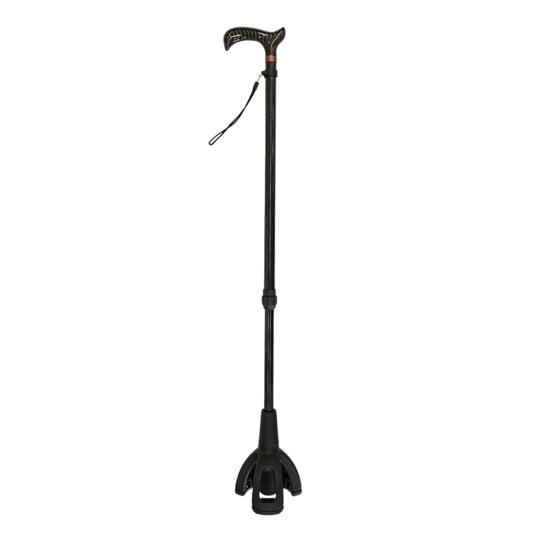 Carbon Fibre Flexi-Foot Walking Stick