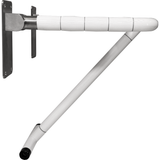 Wall Mounted Folding Shower Seat 400mm unfolded side view