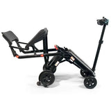AMW Solax Maleta Travel Scooter with Electric Folding half folded