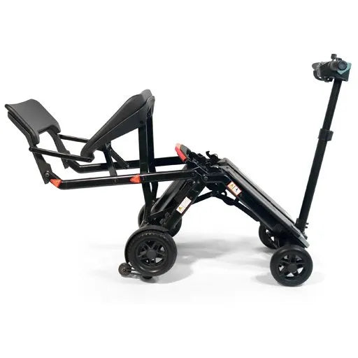 AMW Solax Maleta Travel Scooter with Electric Folding half folded