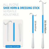 Long Handle Shoe Horn and Dressing Aid dimensions