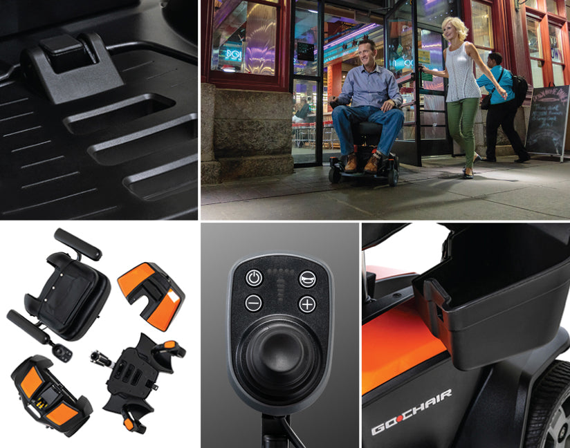 Pride Go Chair Powerchair Feature Montage