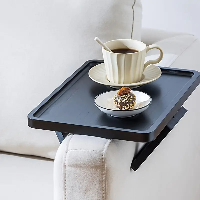 Food Tray on sofa with tea