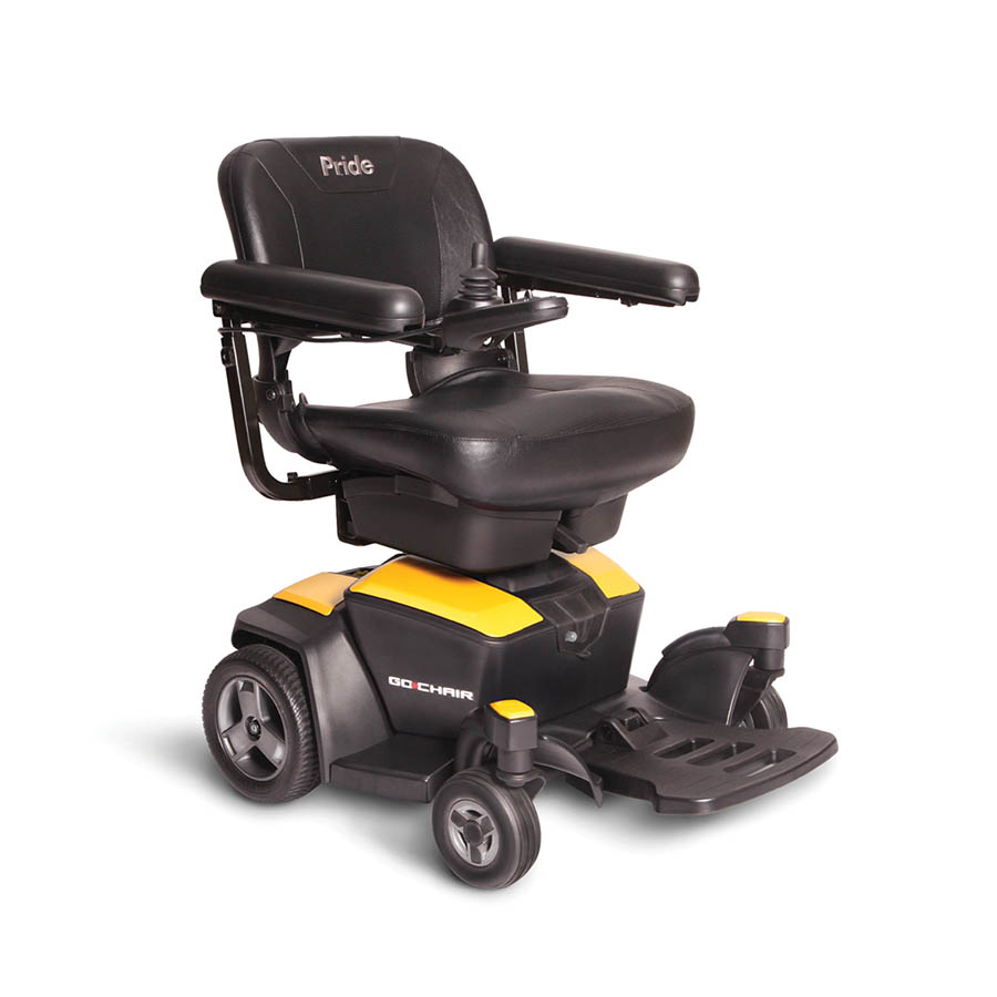 Pride Go Chair Powerchair Yellow