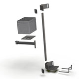 Kaaspeed K1S e-scooter with golf bag and cooler  exploded view