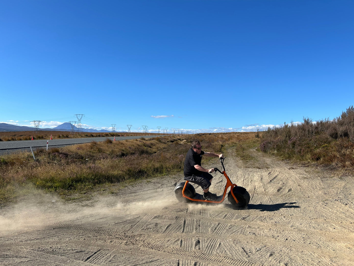 Kaaspeed K1S Fat Tyre Self Balancing E Scooter orange off road