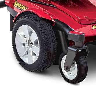 Pride Mobility Jazzy Select 6 Powerchair Wheel Detail