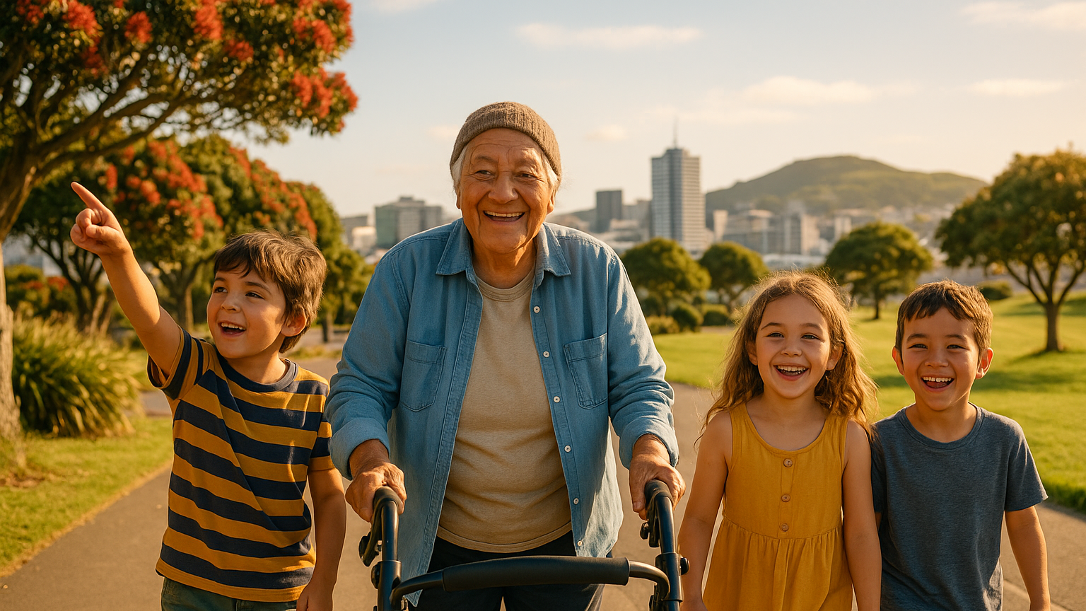 Out for a walk with the moko