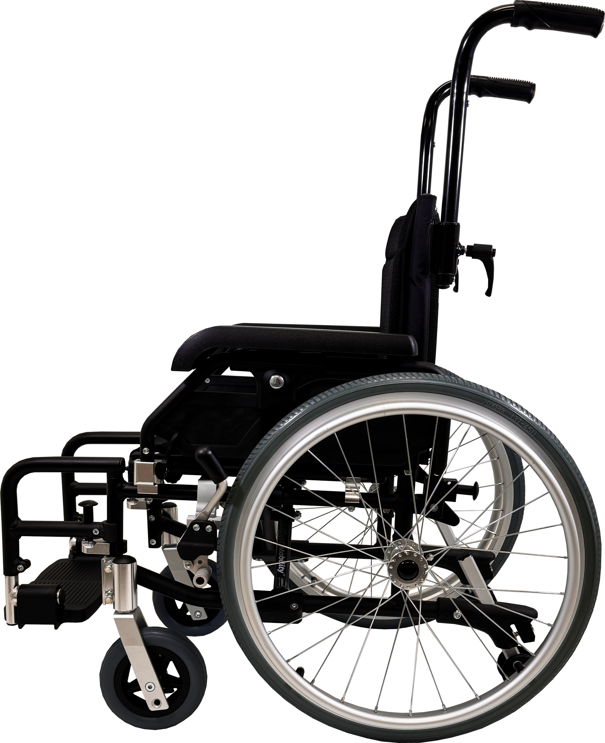 Self-Propelled Pediatric Wheelchair Side