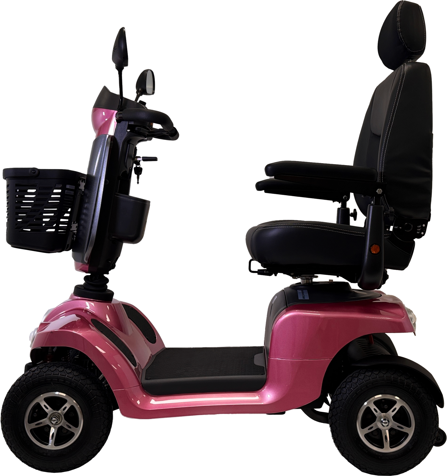 Merits Indigo Mobility Scooter Pink Side View