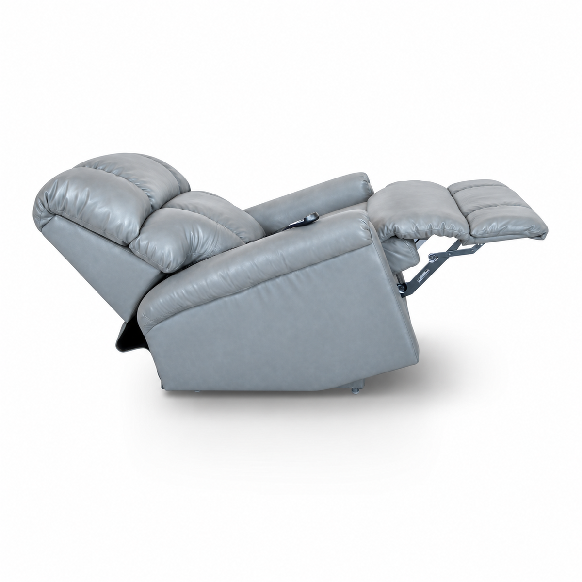 La-Z-Boy Pinnacle Platinum Lift Recliner side view reclined and foot rest elevated