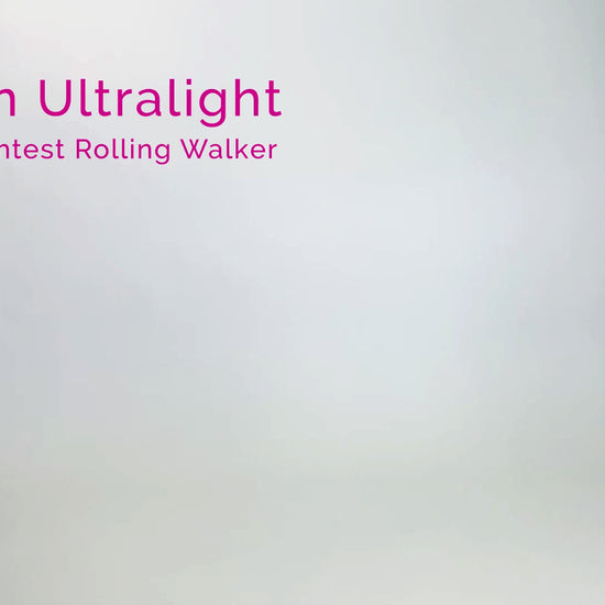 Carbon Ultralight - World's Lightest Rolling Walker User Video