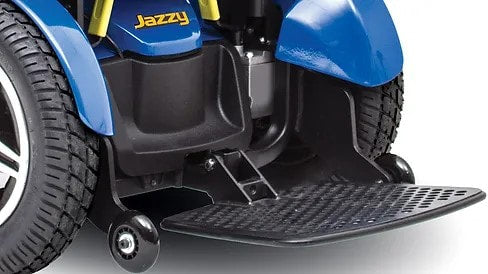 Pride Mobility Jazzy Elite HD Powerchair Blue Footplate