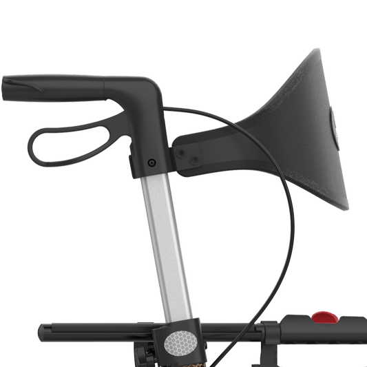 Premium Comfort Backrest for Rollator side view