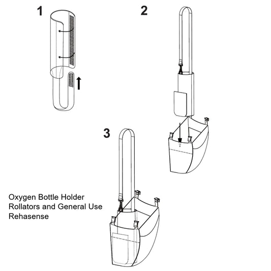 Instructions - Oxygen Bottle Holder for Rollators and General use (ACR01008 or ROL529)