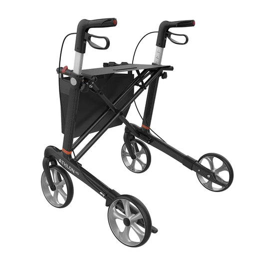 Rehasense Athlon HD Black TPE wheels rear view