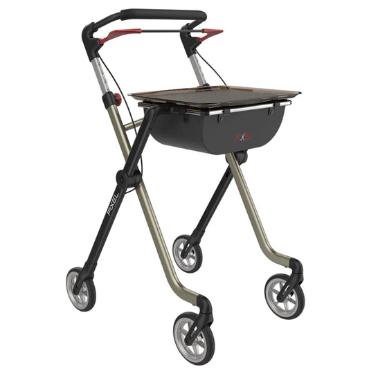 Rehasense Pixel indoor rollator Champagne  &  Black