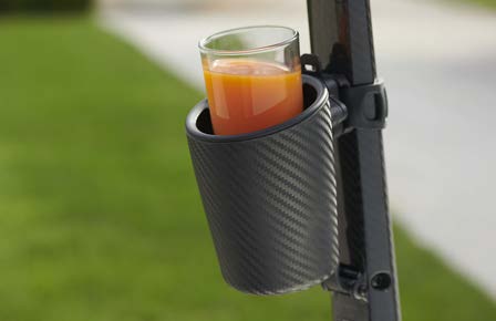 STERLING S50 Carbon sealed cup holder fitted to scooter