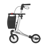 SRWHL600UP - SERVER Rollator White Soft PU wheels LEFT-SIDE